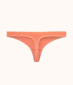 The Seamless Thong: Terracotta -LuxeIntimates Store 5 product flat back seamless thong terracotta 92e3311c dcd7 48be b26d f32fe9ddb597