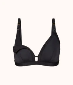 The Busty Nursing Bralette: Jet Black -LuxeIntimates Store 5 product flat front1 busty maternity bralette jet black 4fe42d9b 7fc0 4ae7 bef1 a1c2043f34ae