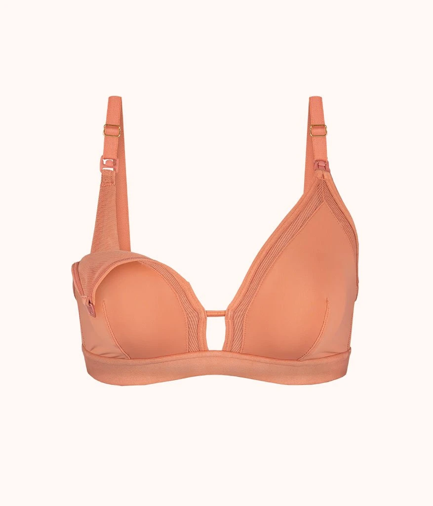 The Busty Nursing Bralette: Terracotta 7 The Busty Nursing Bralette: Terracotta - Image 5