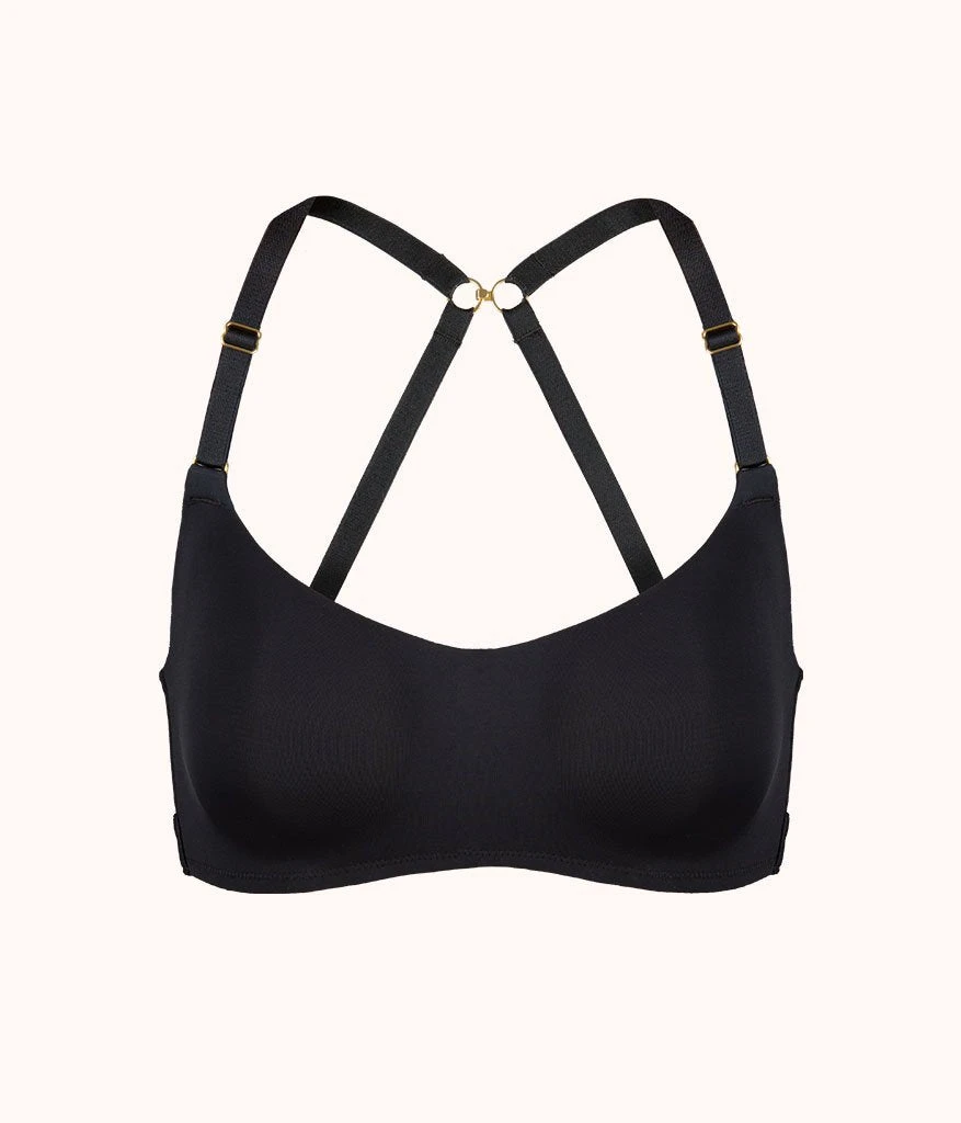 The No-Wire Balconette Bra: Jet Black 8 The No-Wire Balconette Bra: Jet Black - Image 6