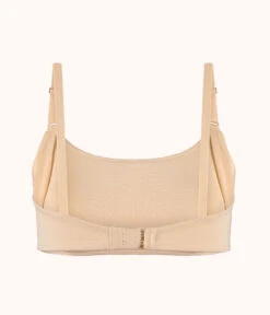 The All-Day Nursing Bralette: Toasted Almond 13 The All-Day Nursing Bralette: Toasted Almond -LuxeIntimates Store 6 product flat back all day maternity bralette toasted almond