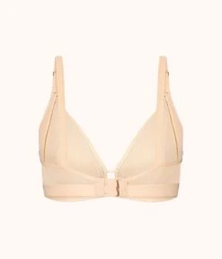 The Busty Nursing Bralette: Toasted Almond -LuxeIntimates Store 6 product flat back busty maternity bralette toasted almond 160edd59 d256 4c1e b8f8 2490314476a9