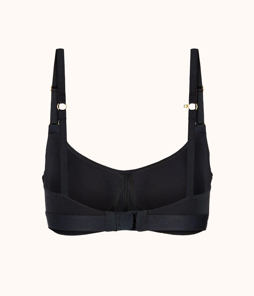 The No-Wire Balconette Bra: Jet Black 9 The No-Wire Balconette Bra: Jet Black - Image 7