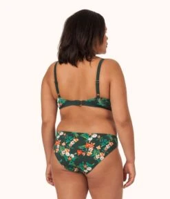 The Busty Bralette - Print: Garden Print -LuxeIntimates Store on model back busty swim bralette garden print 82662b85 2475 4dda b992 7e1134d1a2cd