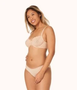 Front Page -LuxeIntimates Store on model front1 palm lace unlined bra toasted almond cc9ba402 8d18 4d92 95fb 9db8e6e1b938
