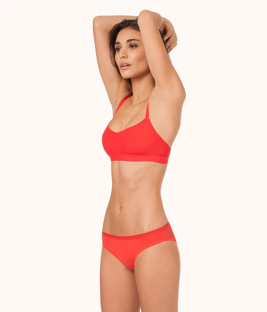 The Straight Up Bralette: Tomato Red 4 The Straight Up Bralette: Tomato Red - Image 2