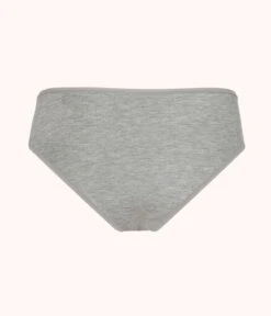 The All-Day Brief: Heather Gray -LuxeIntimates Store product flat back all day brief heather gray 459cc709 0866 410a a901 88395556ca6e
