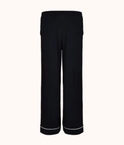 The All-Day Lounge Pant: Jet Black 11 The All-Day Lounge Pant: Jet Black -LuxeIntimates Store product flat back wide leg pant jet black 31976e54 2383 4413 8493 f6567a20a336