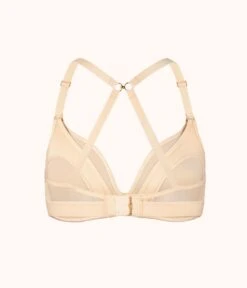 The No-Wire Nursing Bra: Toasted Almond 17 The No-Wire Nursing Bra: Toasted Almond -LuxeIntimates Store product flat back1 no wire maternity toasted almond eaac9c02 5368 4fc2 afb5 58734feaf08a