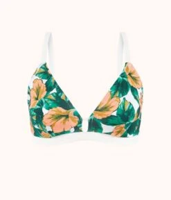 The Busty Bralette - Print: Havana Print -LuxeIntimates Store product flat front busty bralette havana print 793459df 2f8e 426b 83e5 78746eeee73a