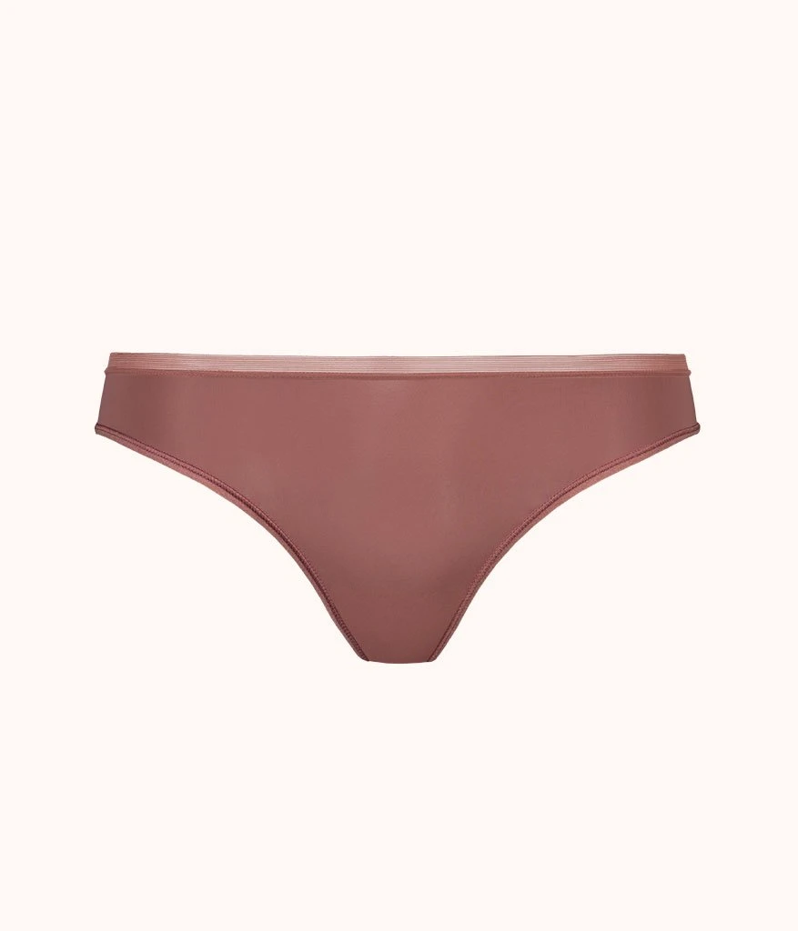 The No Show Thong: Umber 3 The No Show Thong: Umber