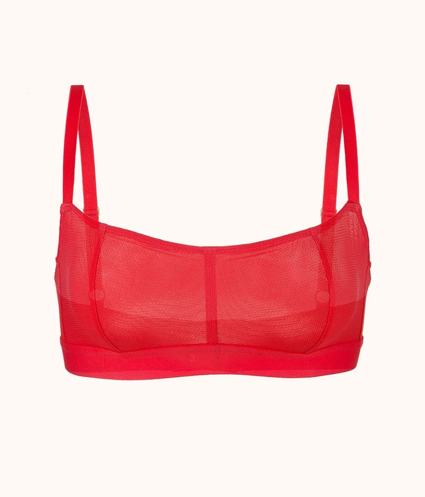 The Straight Up Bralette: Tomato Red 6 The Straight Up Bralette: Tomato Red - Image 4