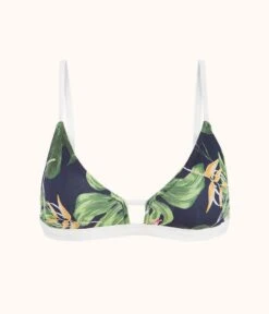 The Bralette - Print: Poolside Print -LuxeIntimates Store product flat front the bralette poolside print 1dce4bb1 a6e5 48b3 876e 2fffcae6fcfe