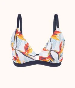 The Busty Bralette - Print: Day Break Print -LuxeIntimates Store product flat front the busty bralette top daybreak print aea028b3 ff52 43df b018 a47549ad0b9b